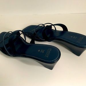 Italian Shoemakers Navy Sandal Size 10